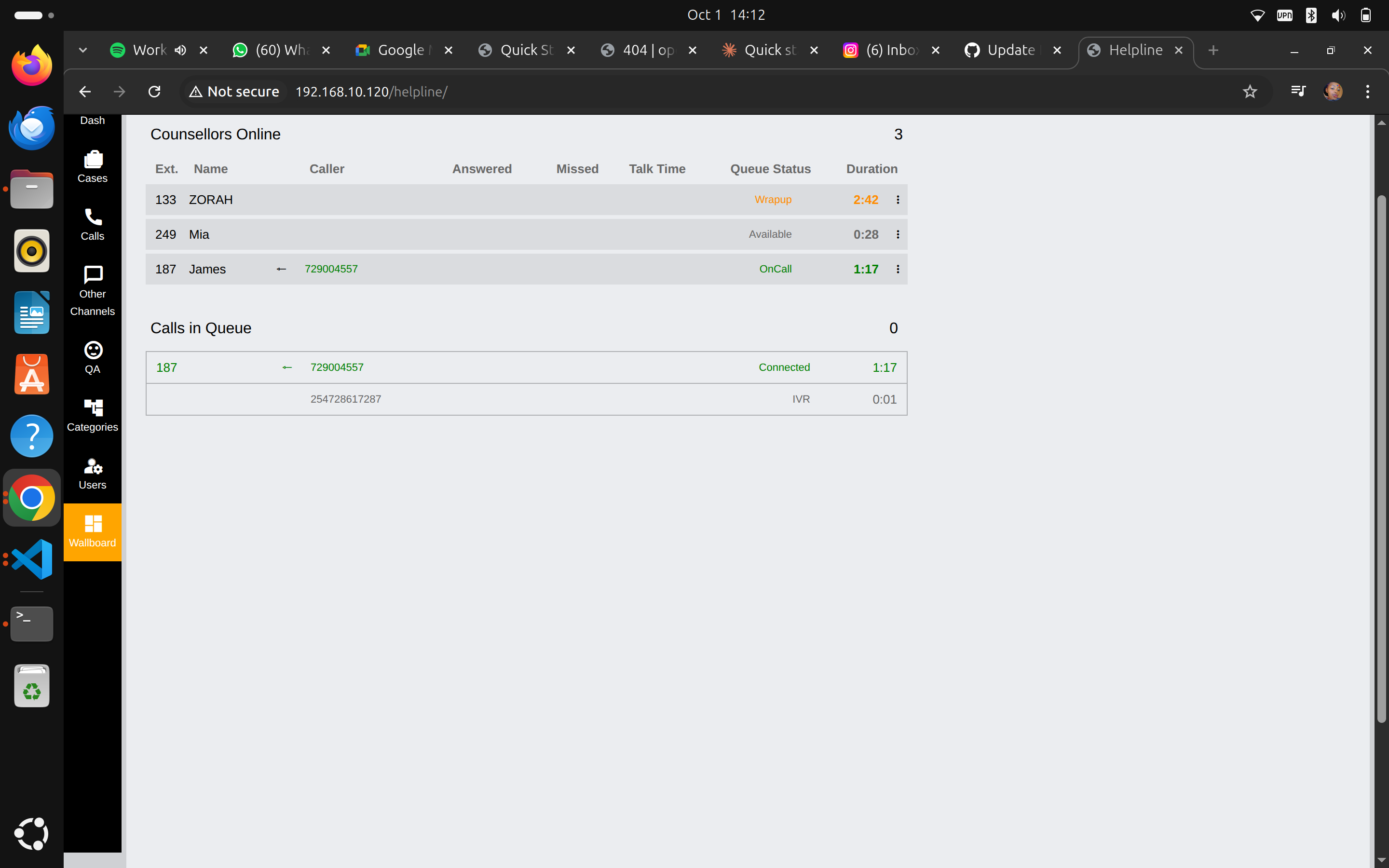 Wallboard View